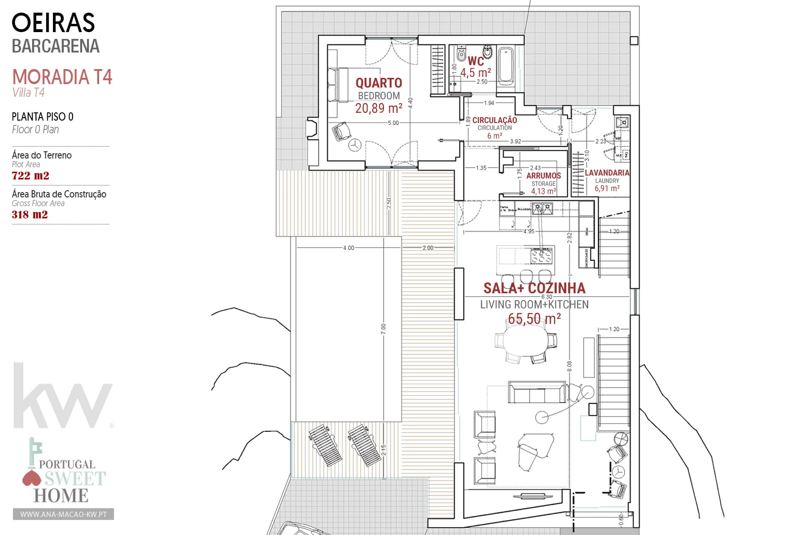 Plan d'étage 1 - Espace social